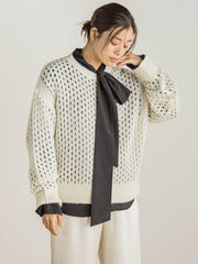 メッシュガラプルオーバー≪手洗い可能≫