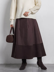 素材切り替えオーガンジースカート