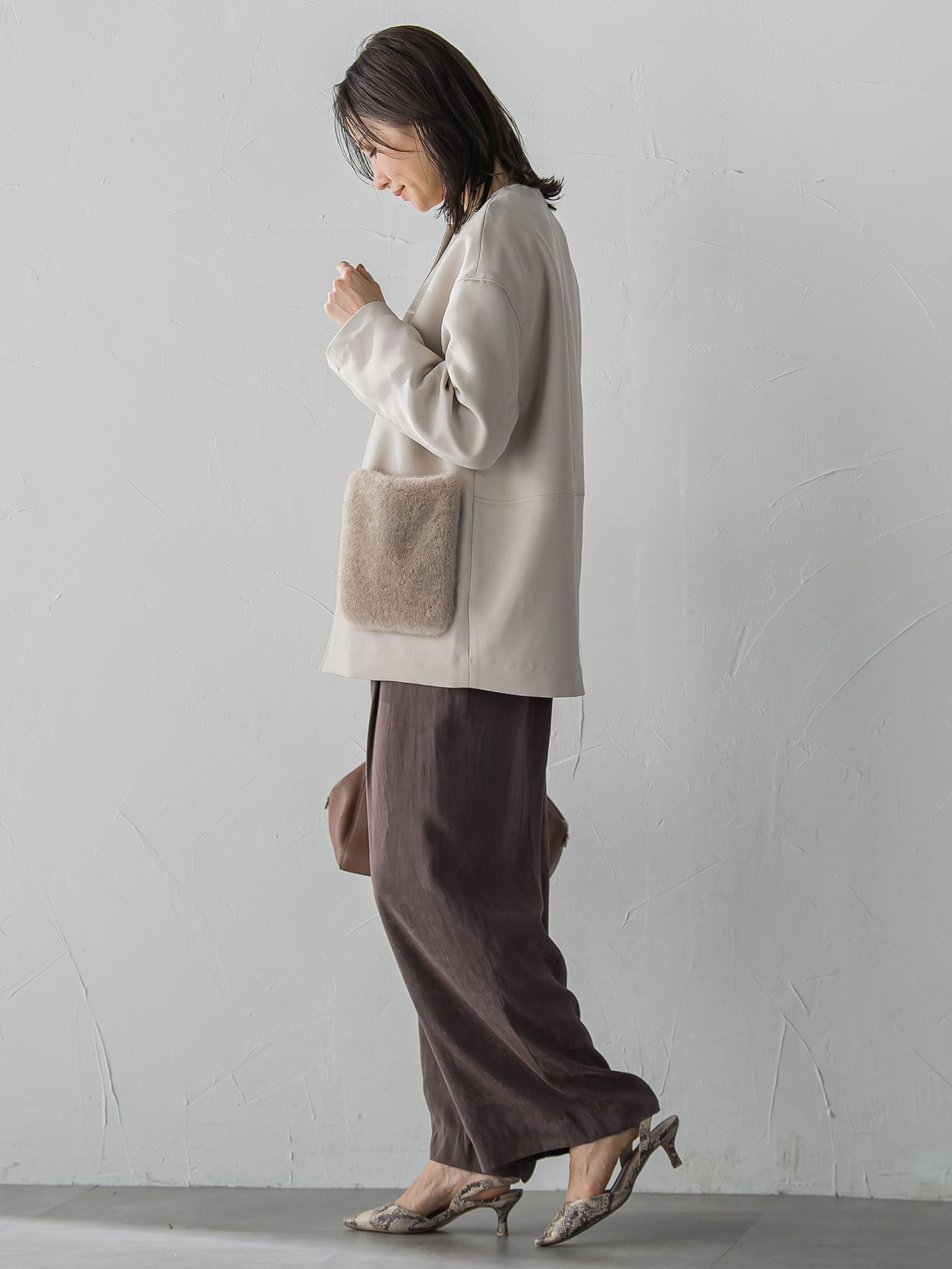 トリプルクロスファーポケットジャケット≪手洗い可能≫