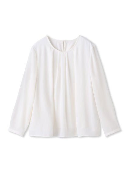 【WEB限定】こっそり暖かシフォンブラウス