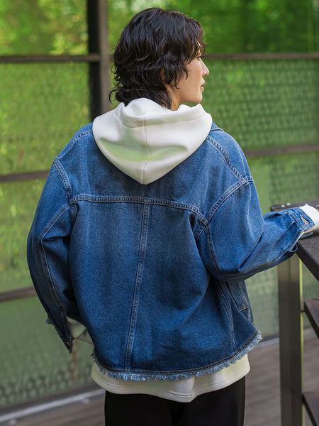 【大きいサイズ】デニムジャケット