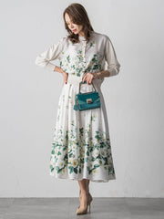 クリスマスローズカーディガン