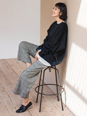 【WEB限定】”3コーデが叶う2点セット”ニット×シャツ≪手洗い可能≫