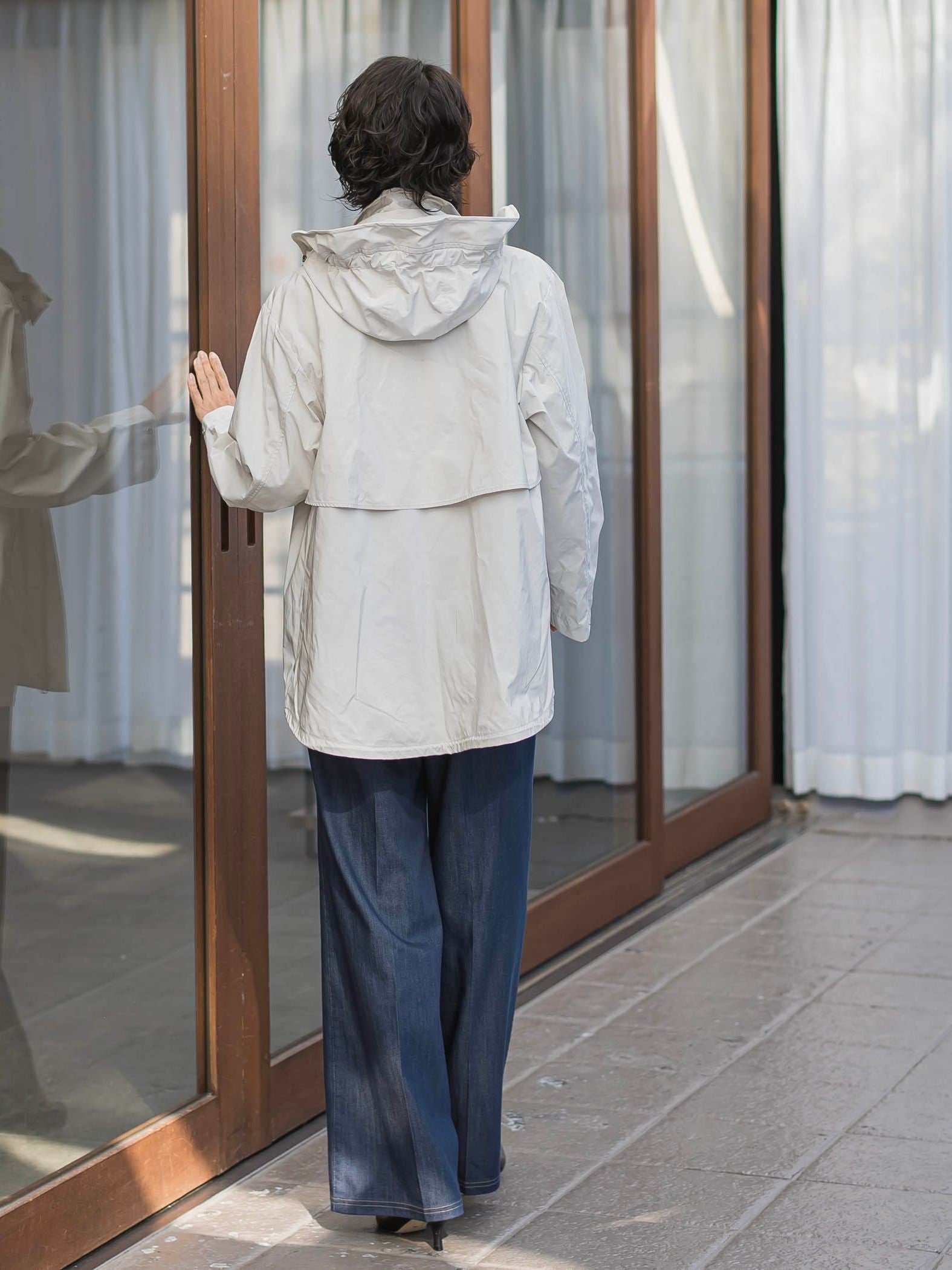 セルロースデニムワイドパンツ