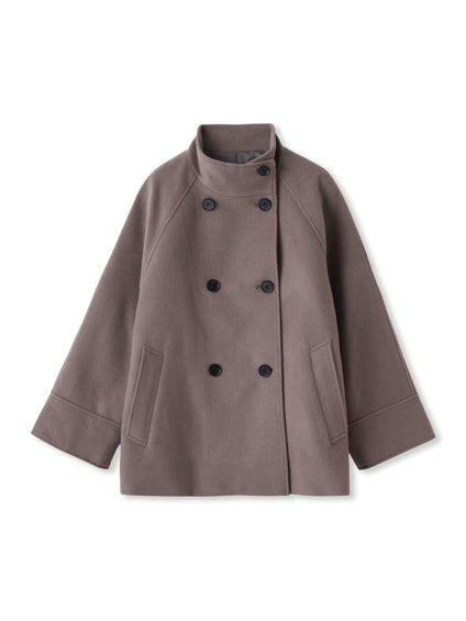 プレミアムウールカシミヤショートコート