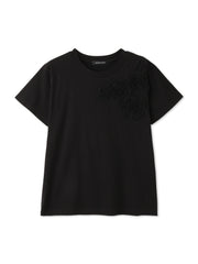 チュールフラワーモチーフプルオーバー