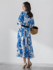 ビッグフラワーブーケブラウス