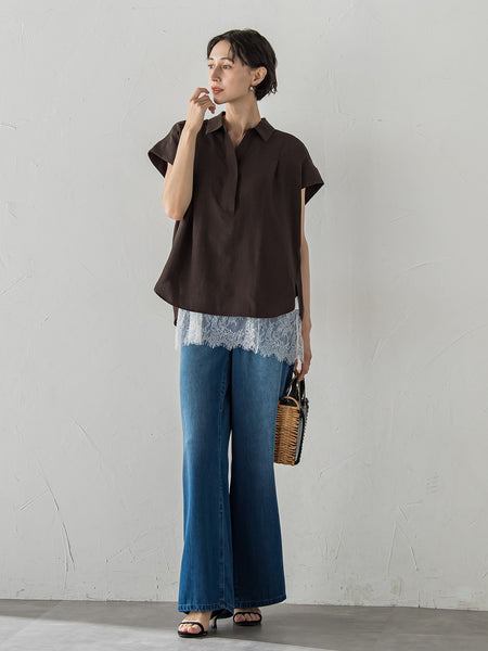 【WEB限定】ブラウス×パンツ 2点セット