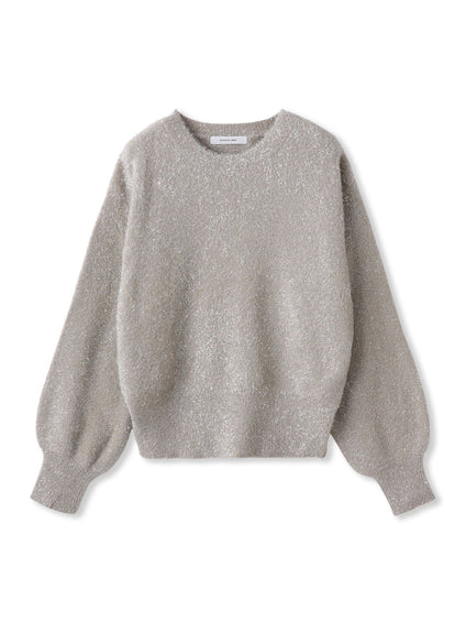 【WEB限定】ラメフェザーニット≪手洗い可能≫