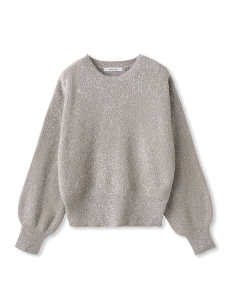 【WEB限定】ラメフェザーニット≪手洗い可能≫