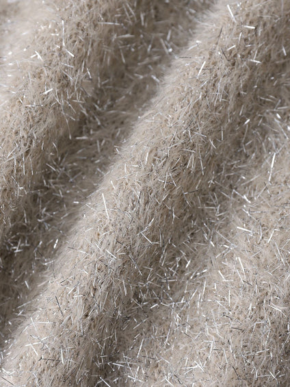 【WEB限定】ラメフェザーニット≪手洗い可能≫