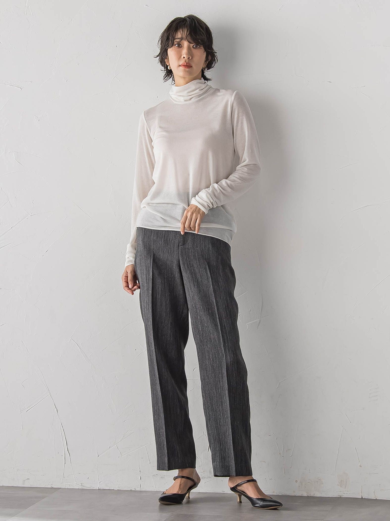 【受注会限定】カシミヤシルクシアージャージカットソー