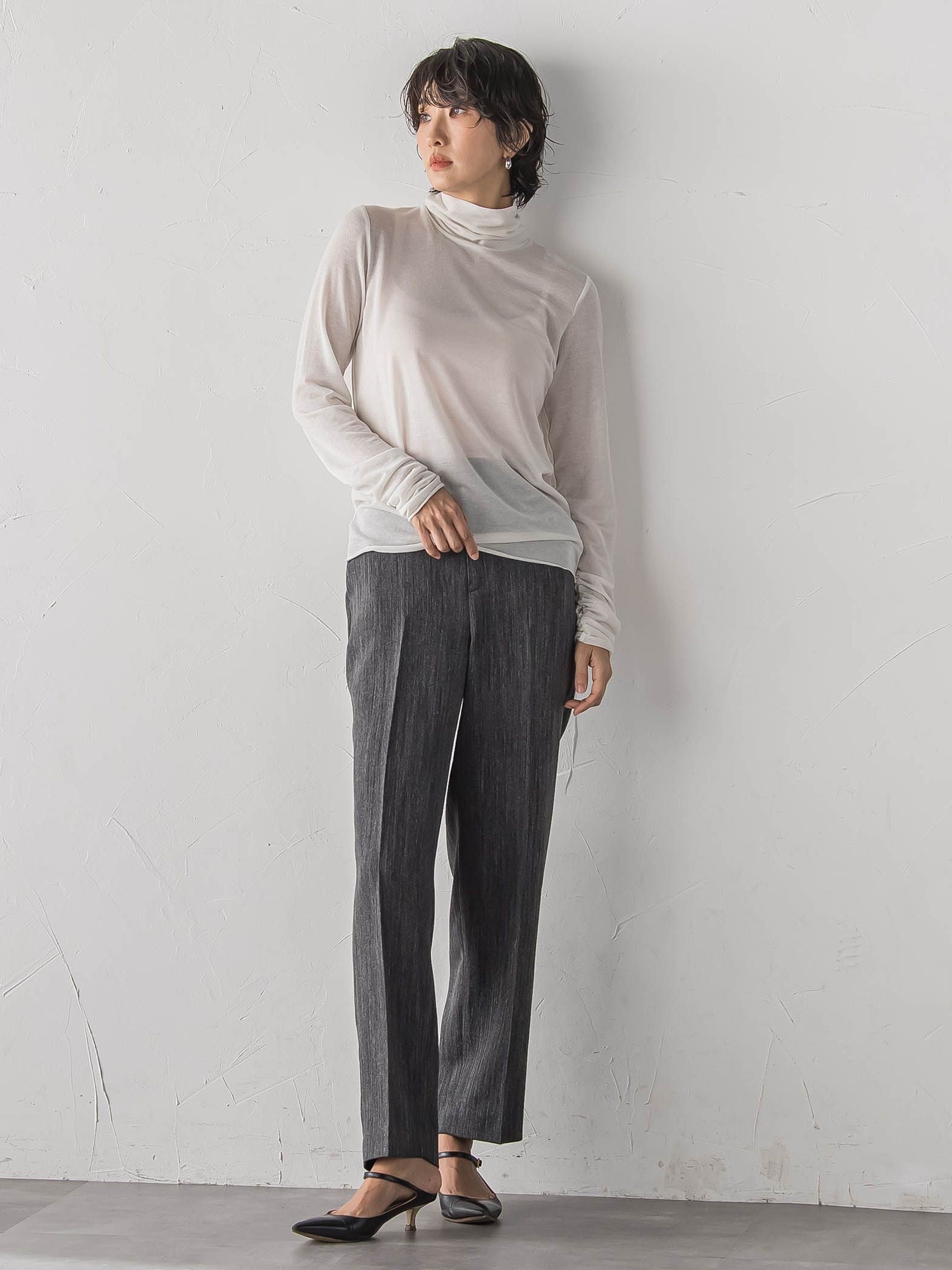 【受注会限定】カシミヤシルクシアージャージカットソー