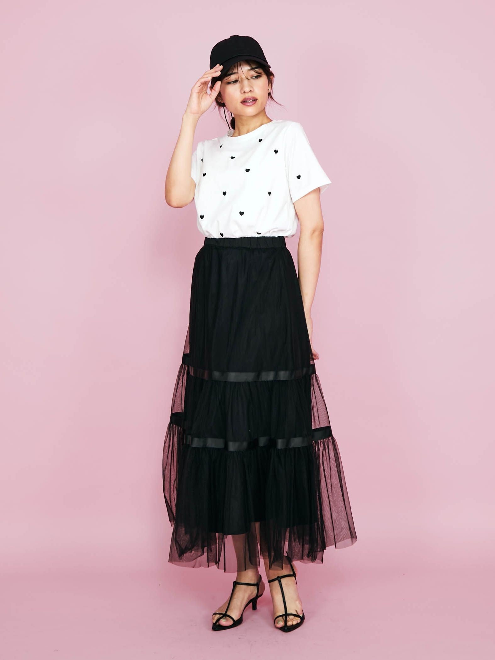 【Casselini】バックコードリボンキャップ