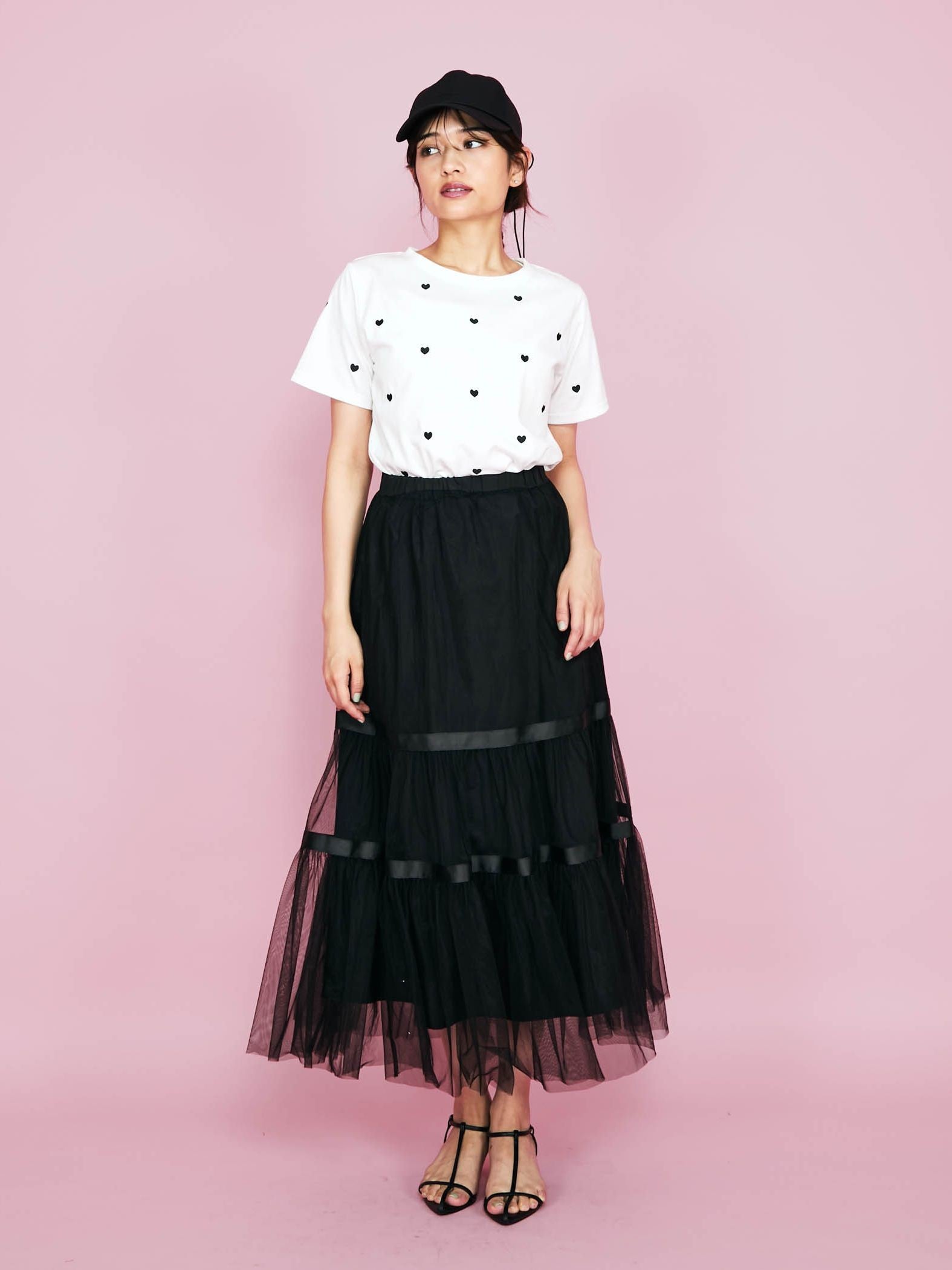 【Casselini】バックコードリボンキャップ
