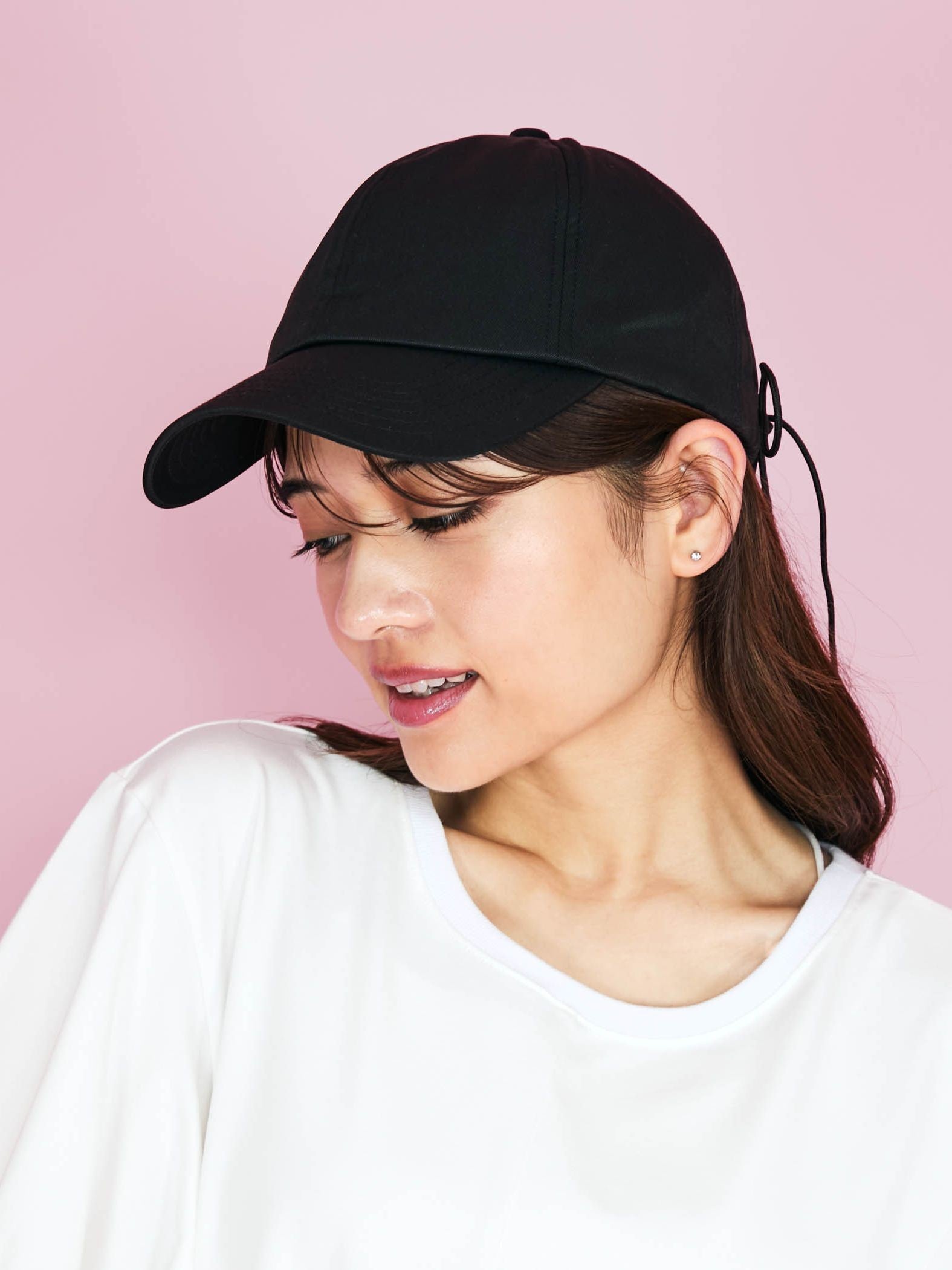 【Casselini】バックコードリボンキャップ