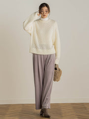 メッシュガラプルオーバー≪手洗い可能≫