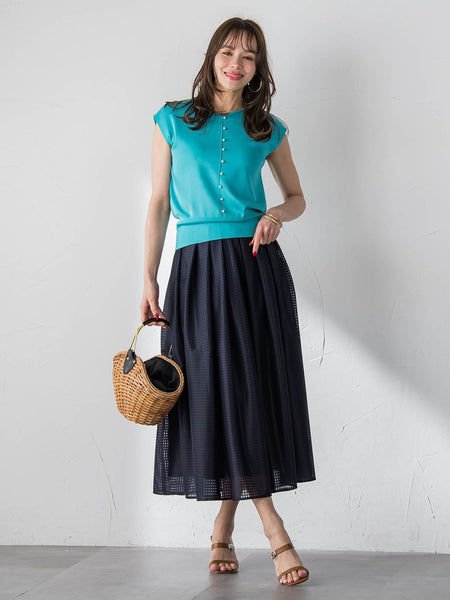 LUCINDA前後2wayパールニット