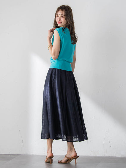 LUCINDA前後2wayパールニット