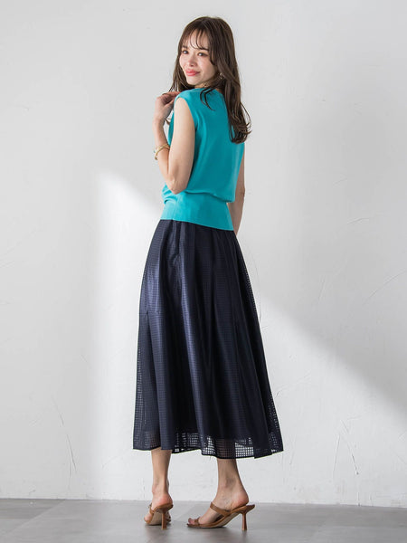 LUCINDA前後2wayパールニット