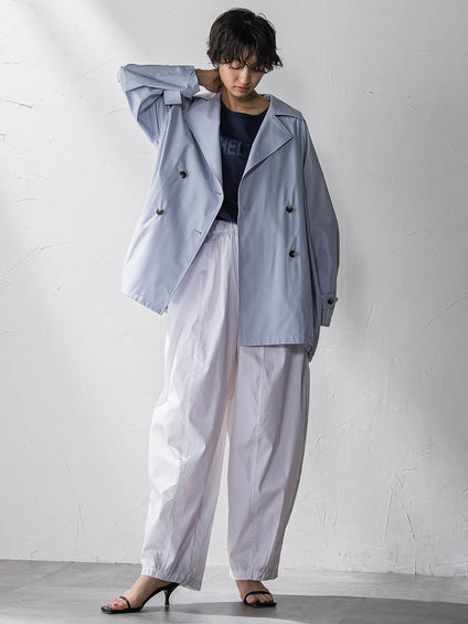 撥水オーバーミドルトレンチコート≪手洗い可能≫