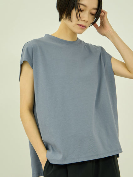 コットンソロナフレンチスリーブTシャツ