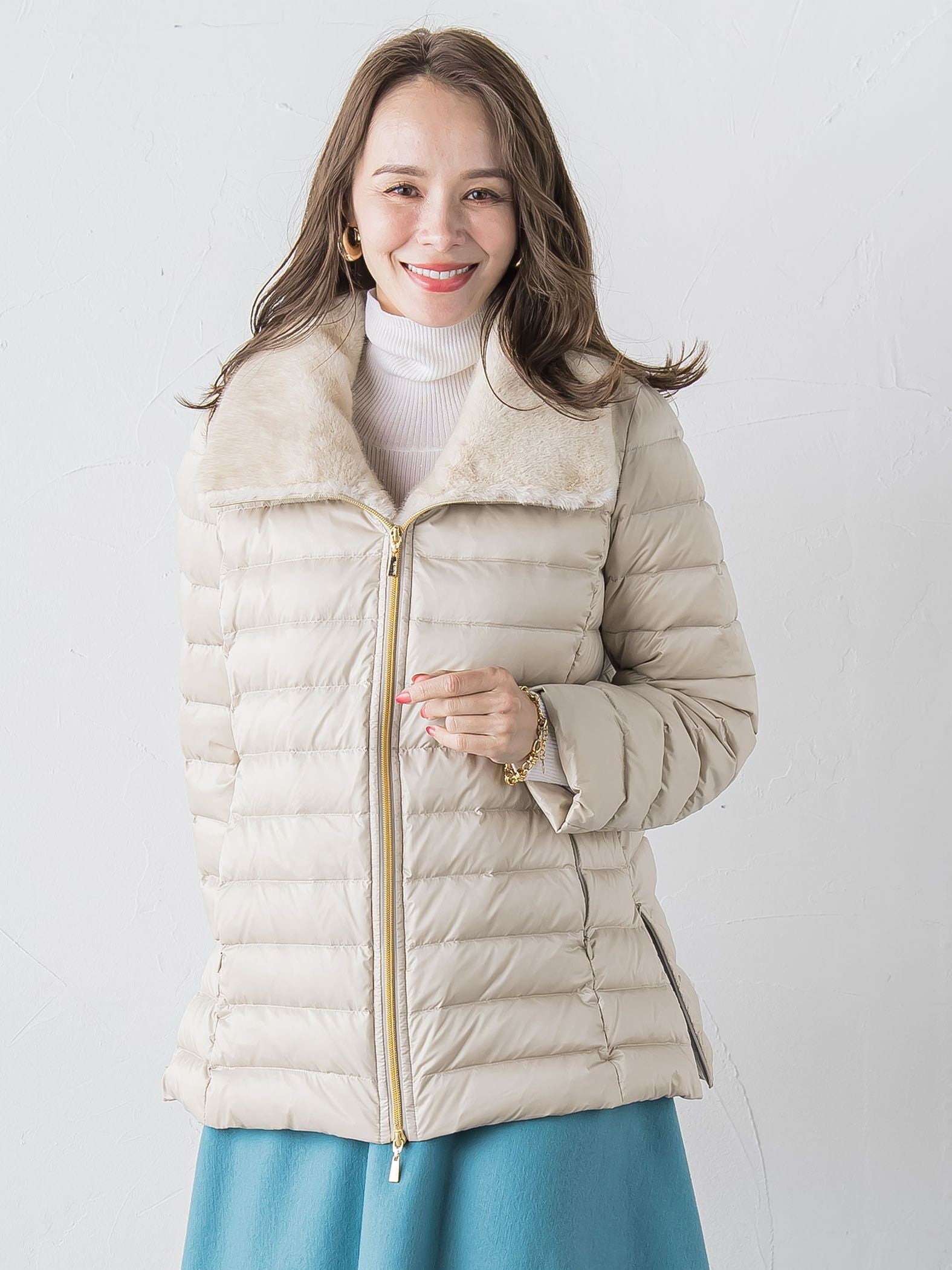 襟ファーダウン