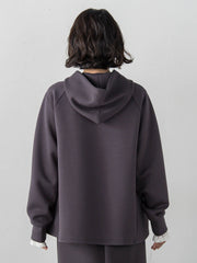 ストレッチダンボールジップパーカー