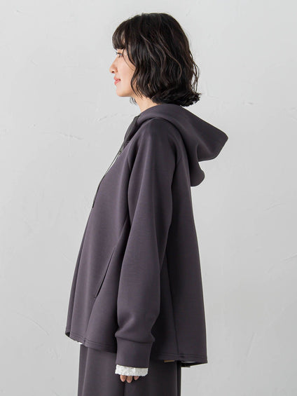 ストレッチダンボールジップパーカー