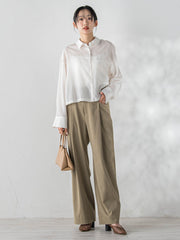 LYOCELL DOBBY STRIPEシャツ