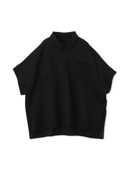 【一部店舗限定販売】ミニマルシャツライクプルオーバー≪手洗い可能≫