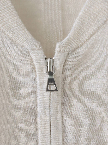 【大きいサイズ】シアーシャイニーニットブルゾン