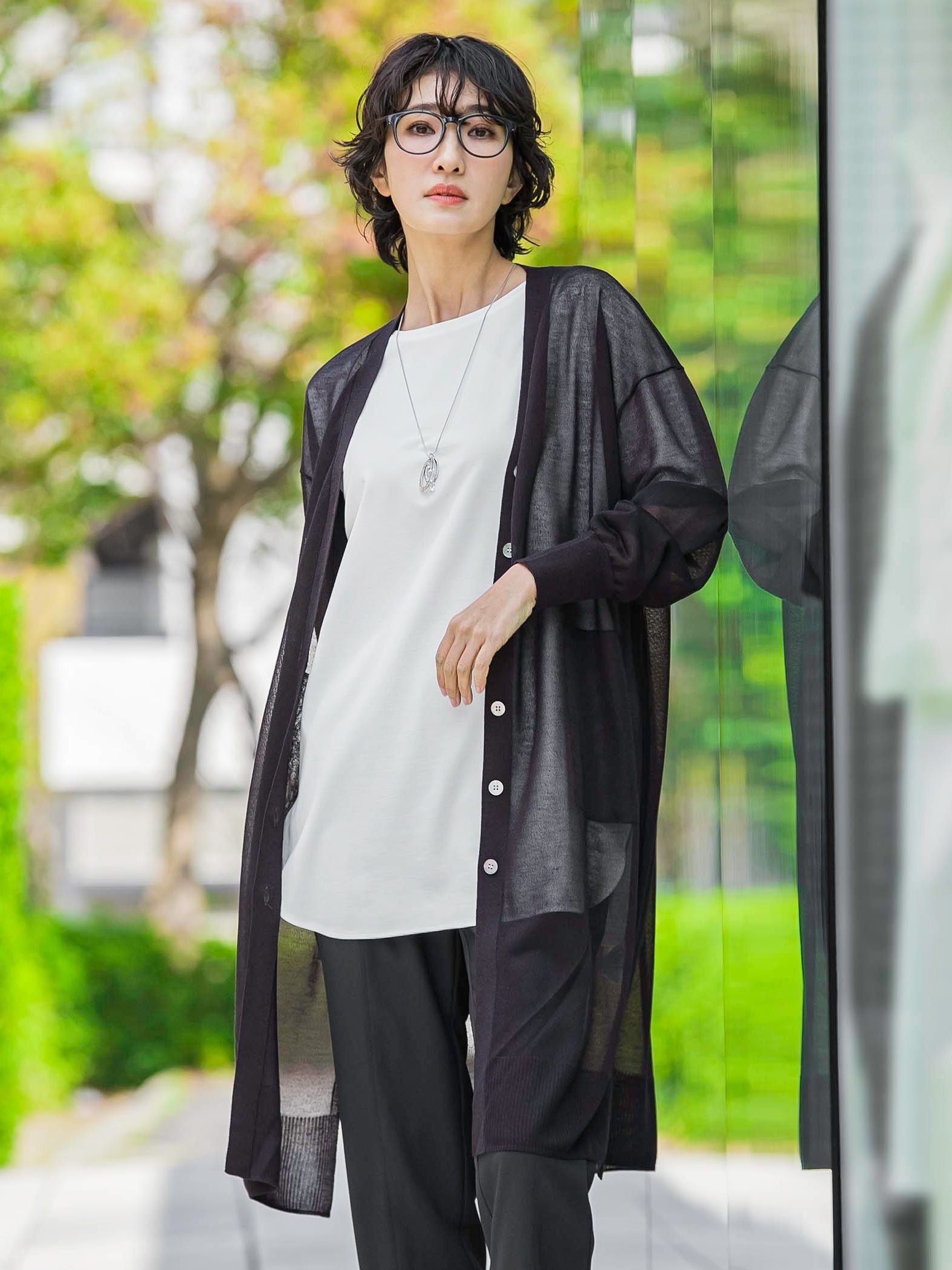 【WEB限定/大きいサイズ】”細身パンツも怖くない”Tシャツチュニック