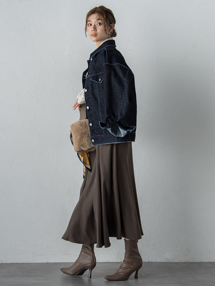 【カタログ掲載】FLOCK on DENIMジャケット≪手洗い可能≫