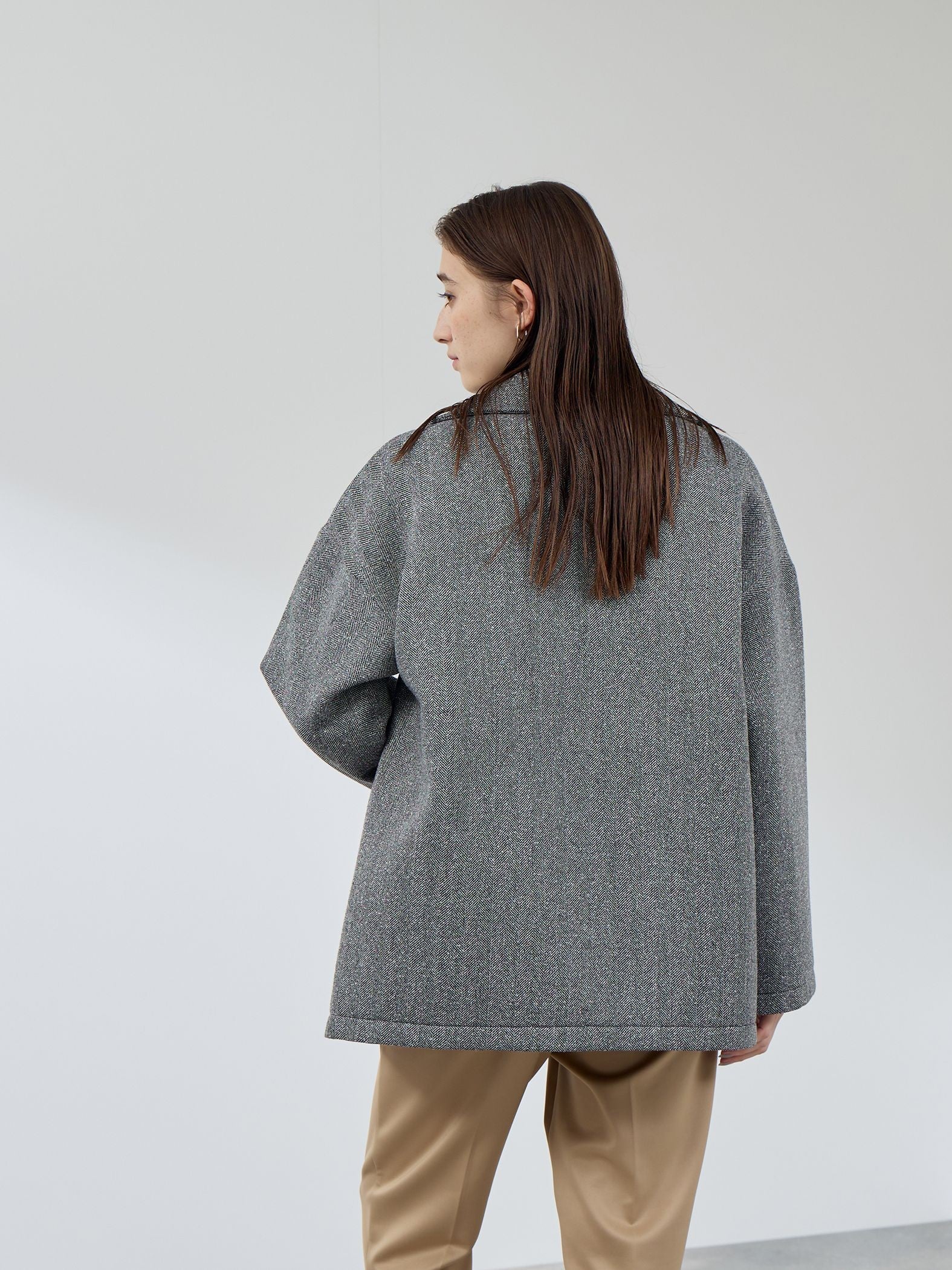 ツィードボンディングミドルコート