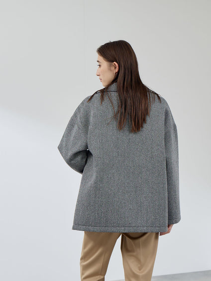 ツィードボンディングミドルコート