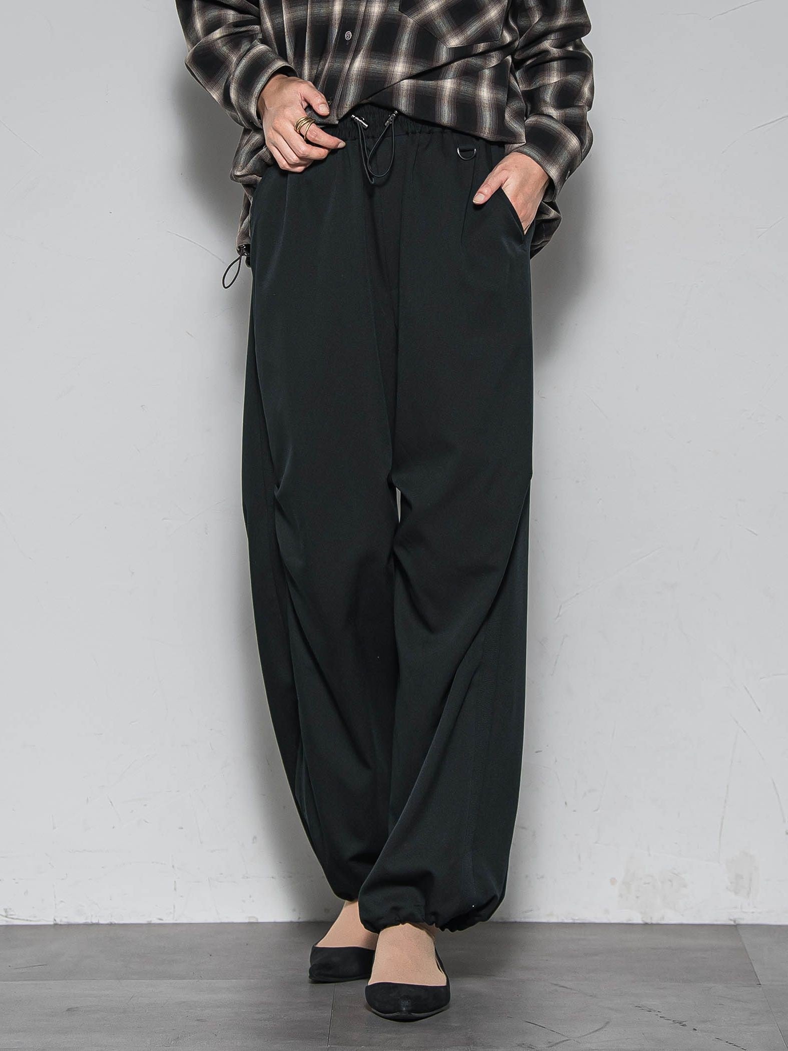 サイドラインパラシュートパンツ≪洗濯機で洗える≫