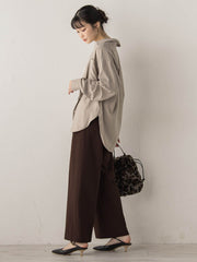 【WEB限定】E/Nピーチシャツ≪手洗い可能≫