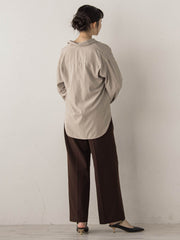 【WEB限定】E/Nピーチシャツ≪手洗い可能≫