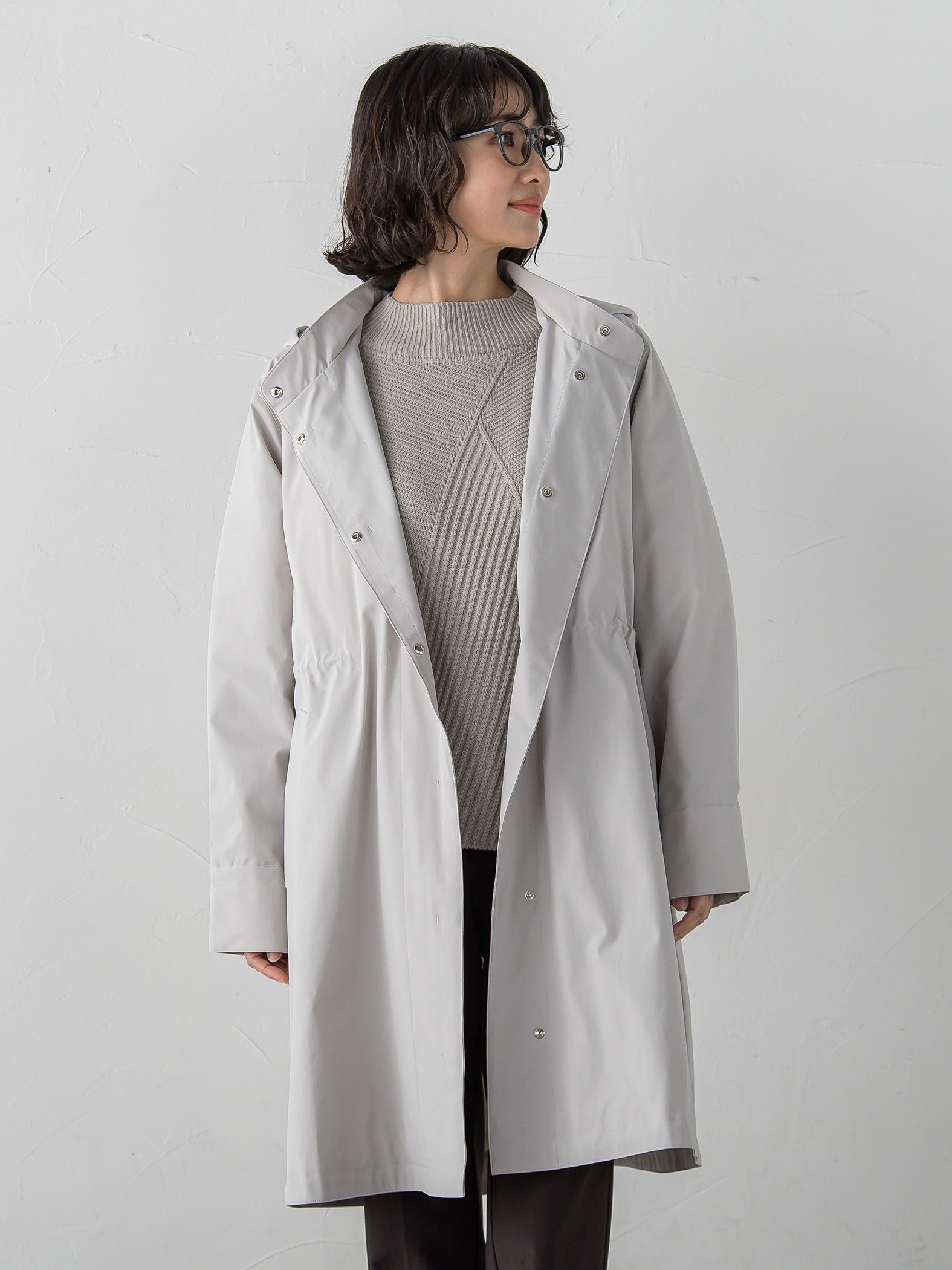 パーテーションダウンロングコート