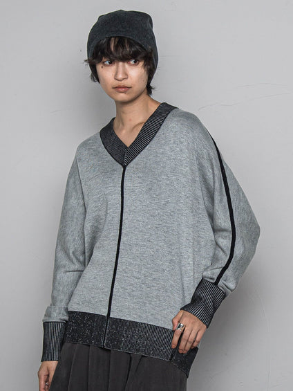 今日の気分で着回せるリバーシブルニット≪手洗い可能≫