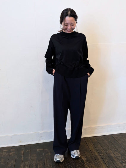 《予約販売》　soft gather tops 【日本製】