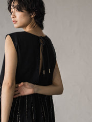 【40周年限定】スパンコール刺繍ノースリーブワンピース