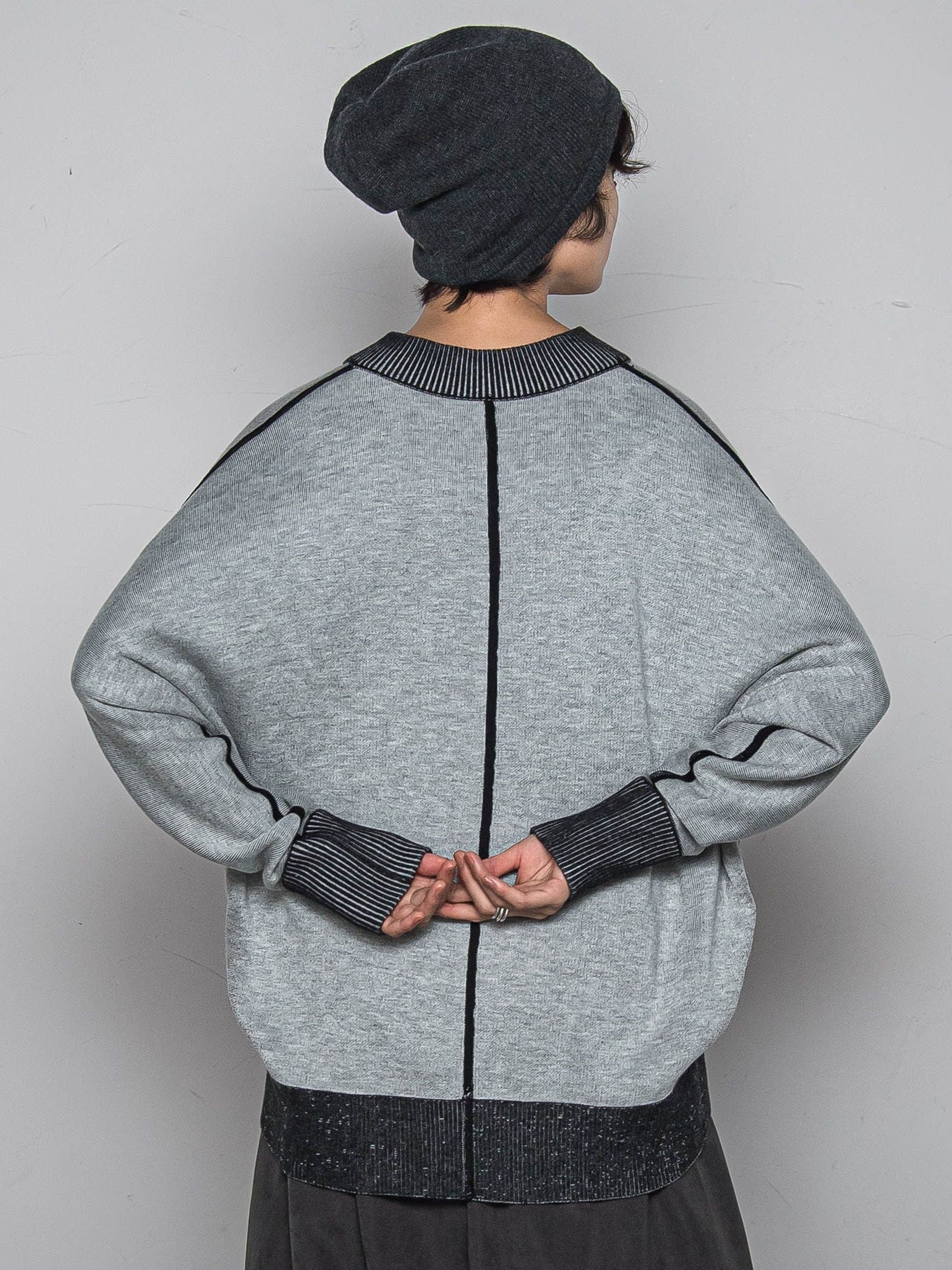 今日の気分で着回せるリバーシブルニット≪手洗い可能≫