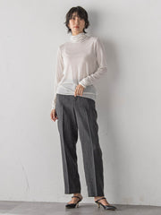 【大きいサイズ/受注会限定】カシミヤシルクシアージャージカットソー
