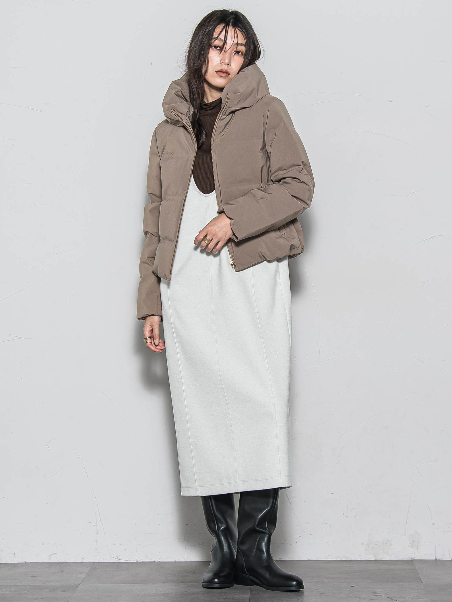 【楽・美・軽】ー3kg見えIラインワンピース≪手洗い可能≫