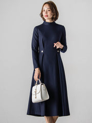 【WEB限定カラーあり/新色追加】ルミナリー圧縮スムースワンピース