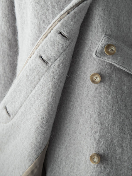 【deluxee'm】ループシャギーアシンメトリーベルトコート