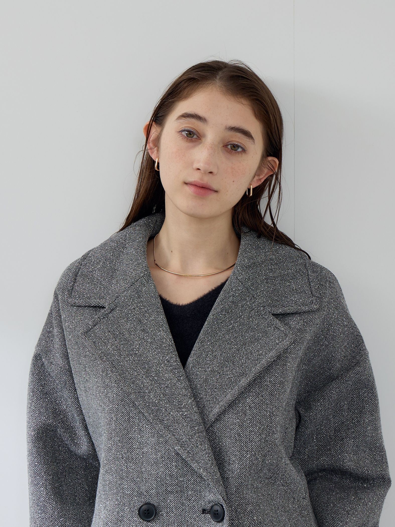 ツィードボンディングミドルコート