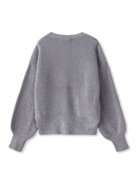 【WEB限定】ラメフェザーニット≪手洗い可能≫